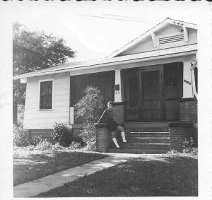 Adele on Porch on Sturgis